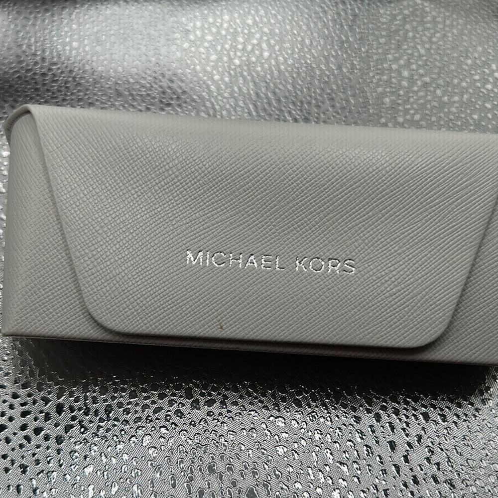 Michael Kors Silver Eyeglass Case